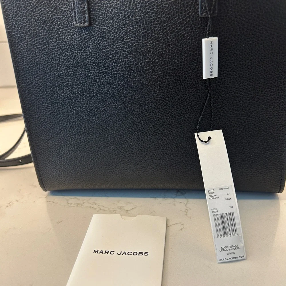 Marc Jacobs Black Mini Bag with Gold Accents - Picture 3 of 9